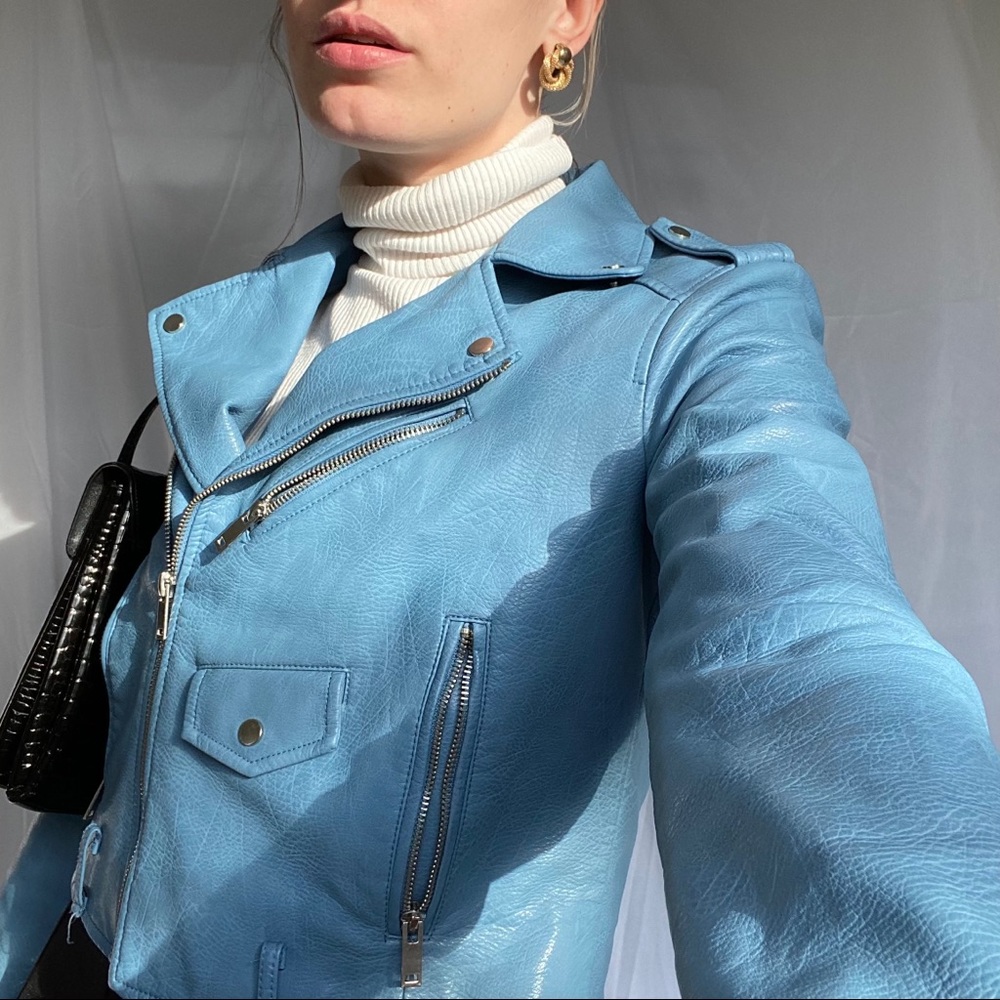 Baby blue Zara jacket 💙